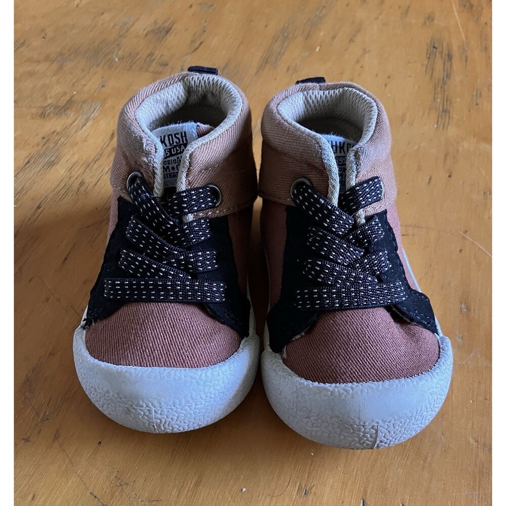 OshKosh B'gosh Toddler Canvas High Top Sneaker Size 4 M Toddler Washable